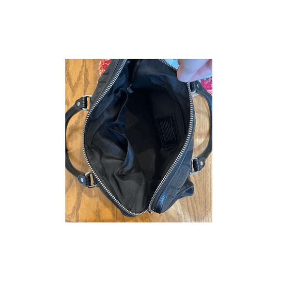 Vintage Coach Handbag with Coach Signature Tag and Tassel - Picture 7 of 11